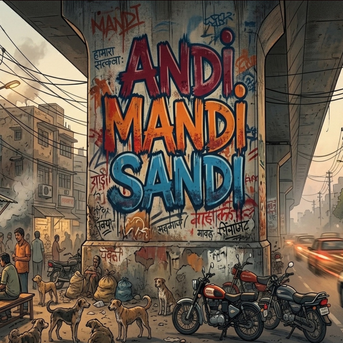 Andi Mandi Sandi - Single by AKKI NINDHANIYA album cover