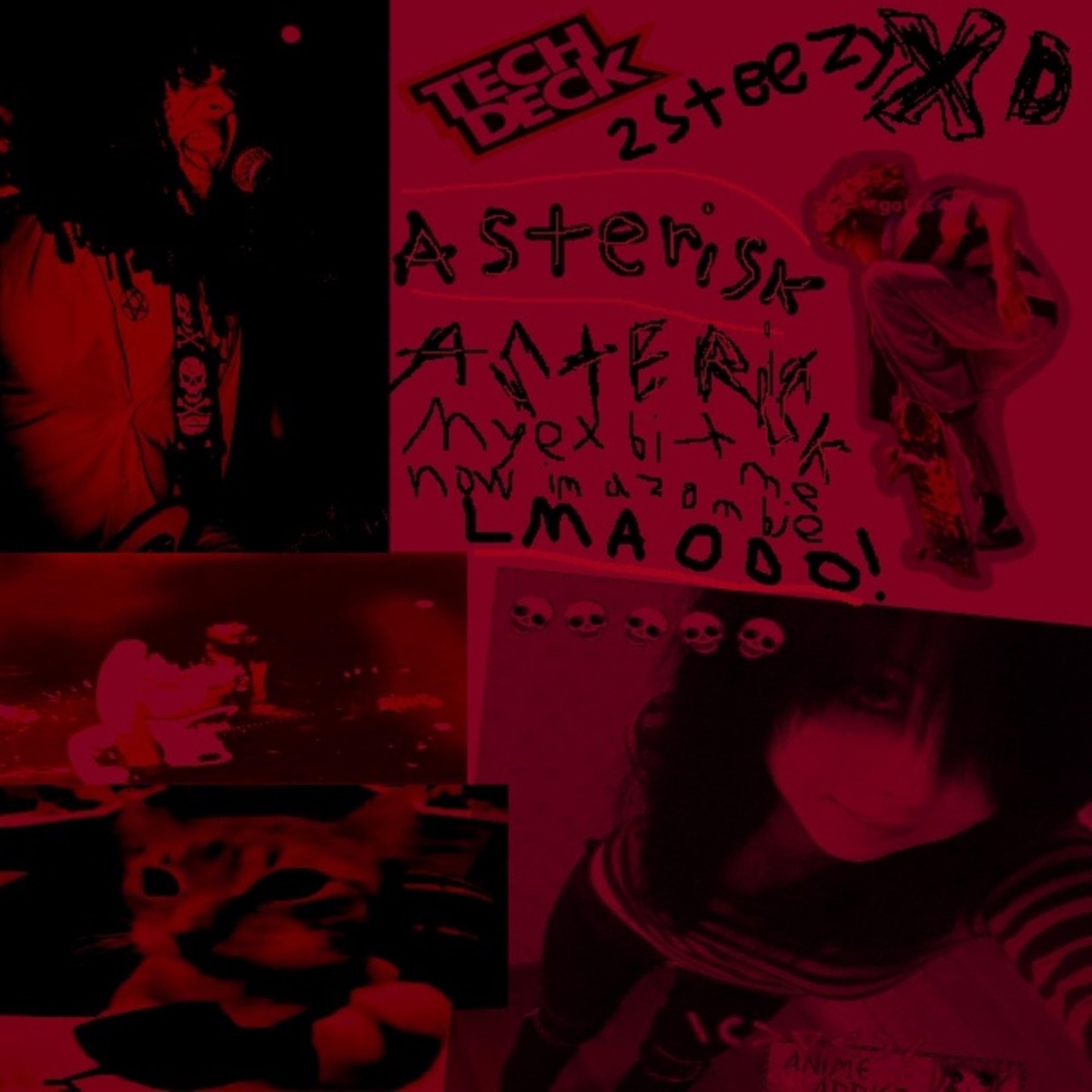 my ex bit me now im a zombie lmao by Asterisk album cover