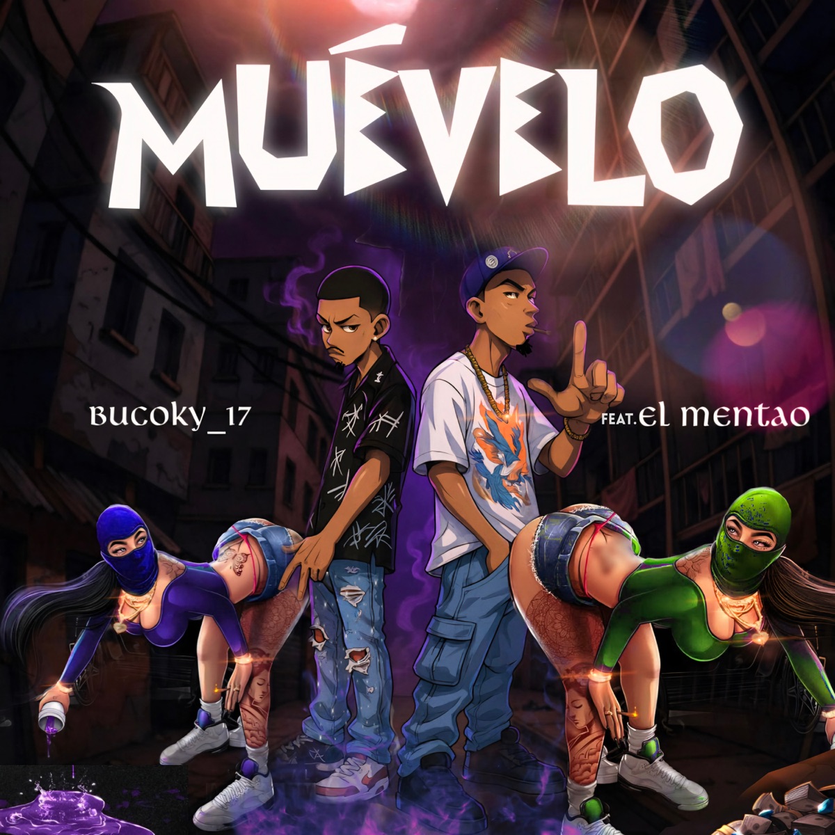 Muevelo (feat. El Mentao) - Single by Bucoky 17 album cover