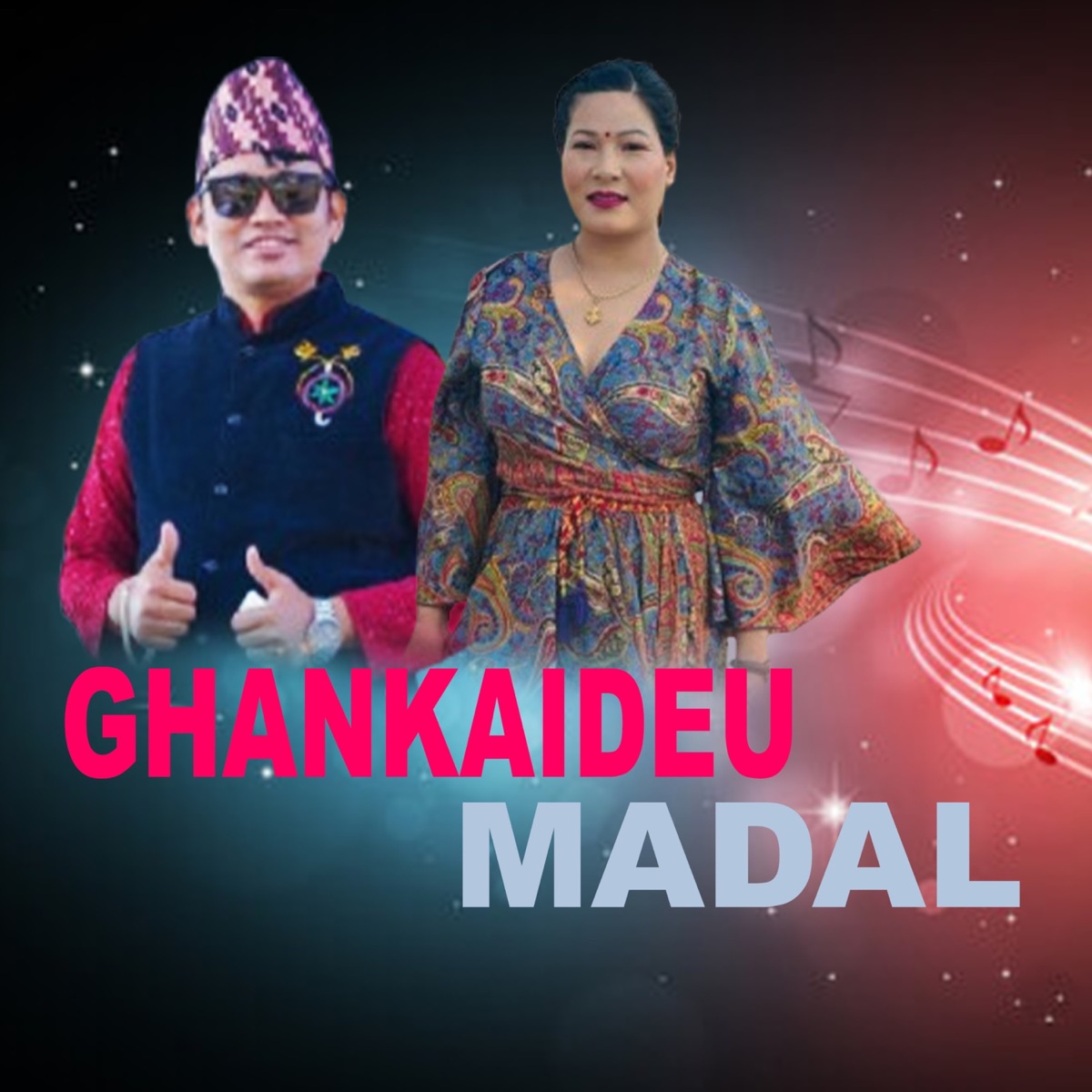 Gankaideu Madal - Single by Dipu Magar & Renu Rana Magar album cover