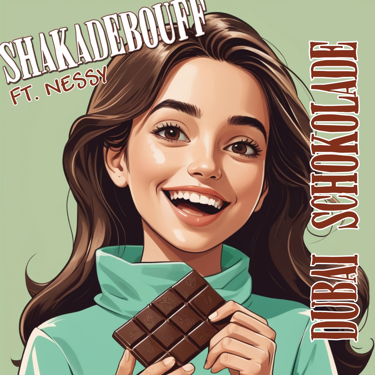 Dubai Schokolode (feat. Nessy) - Single by Shakadebouff album cover