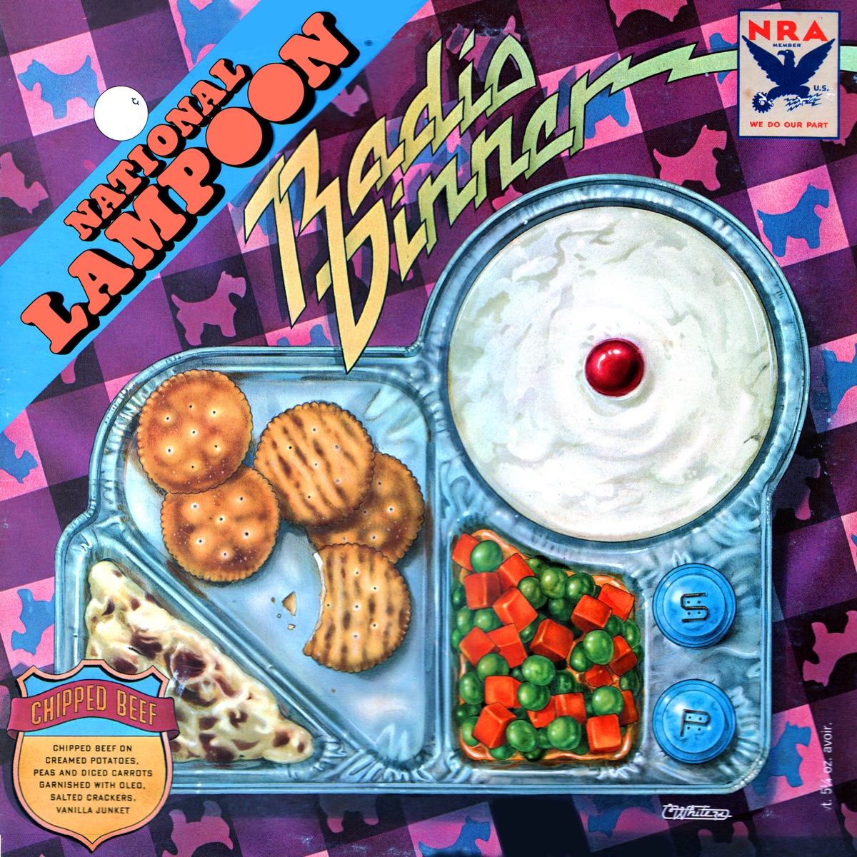 National Lampoon Radio Dinner by Chevy Chase album cover