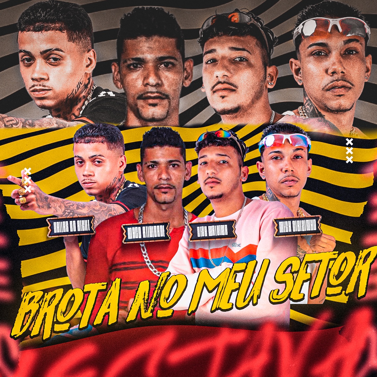 Brota no Meu Setor - Single by Meck Gibizinho, Mc Mago Atividade, Dallas do Recife & Zeca Malvina album cover