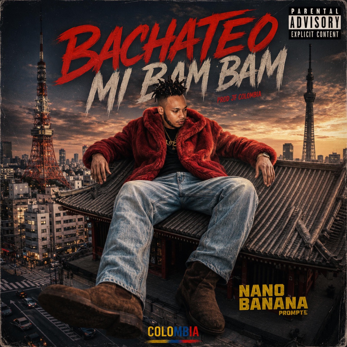 Bachateo mi bam bam - EP by jf colombia album cover