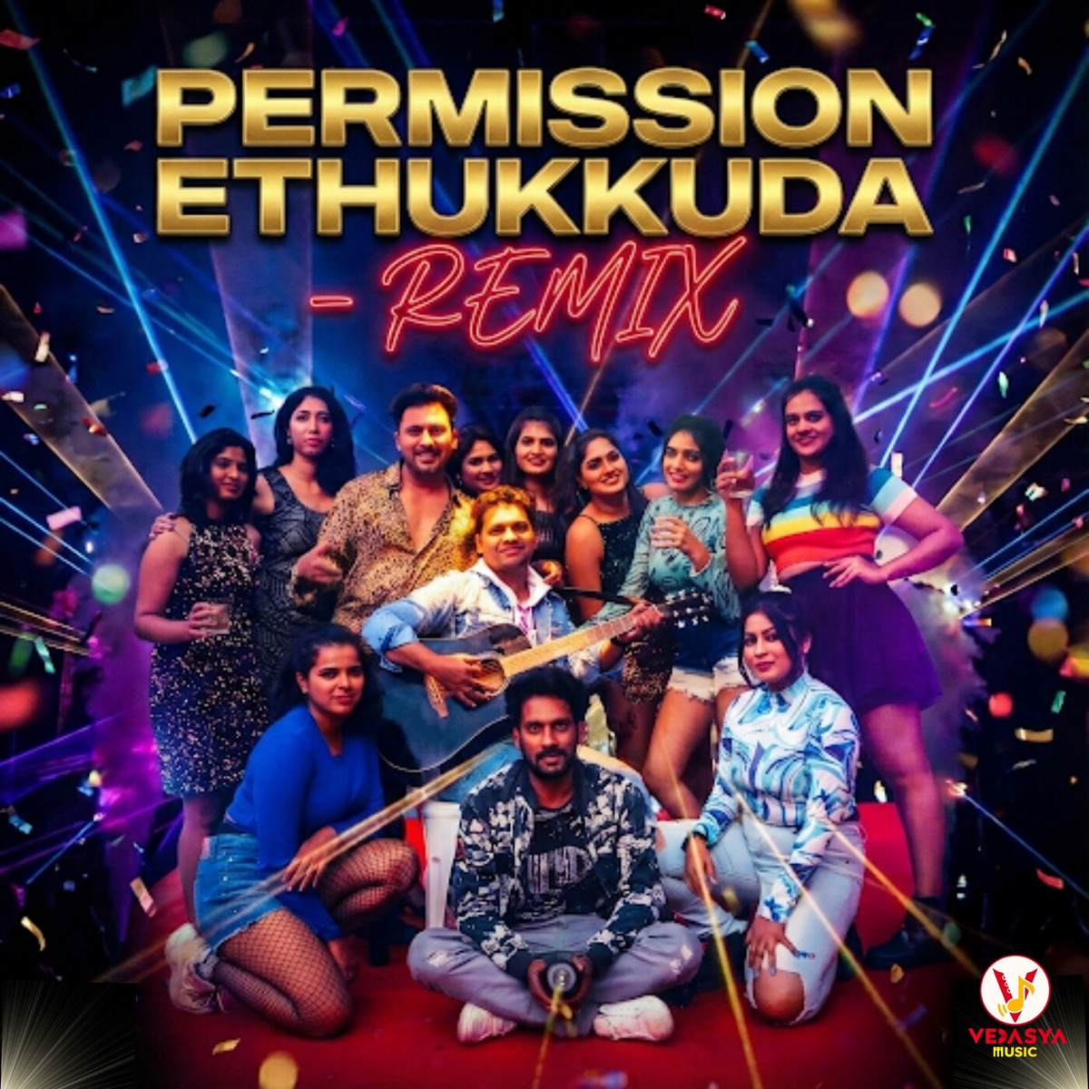 Permission Ethukkuda (Remix) - Single by Ravi Choudi & Nithin Shivaram album cover