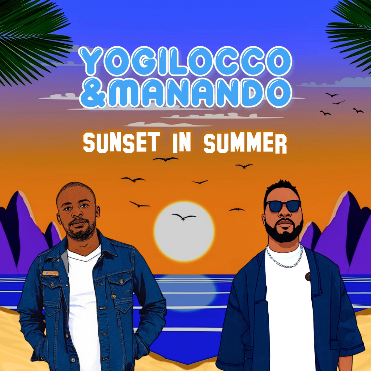 Sunset in Summer - Single by YogiLocco & Manando album cover