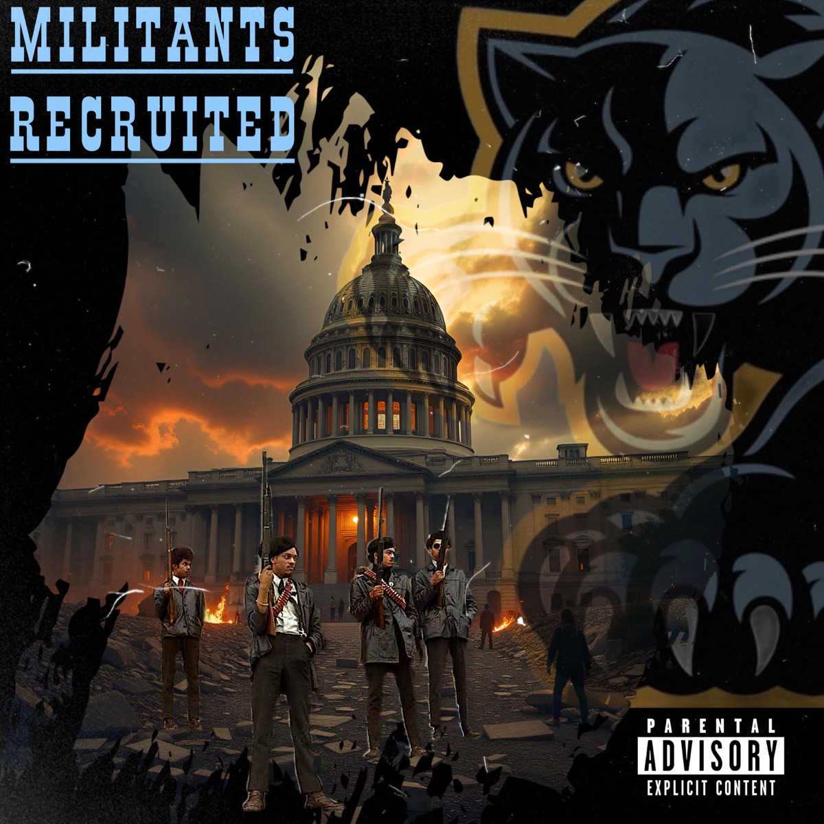 MILITANTS RECRUITED by MoGunz album cover