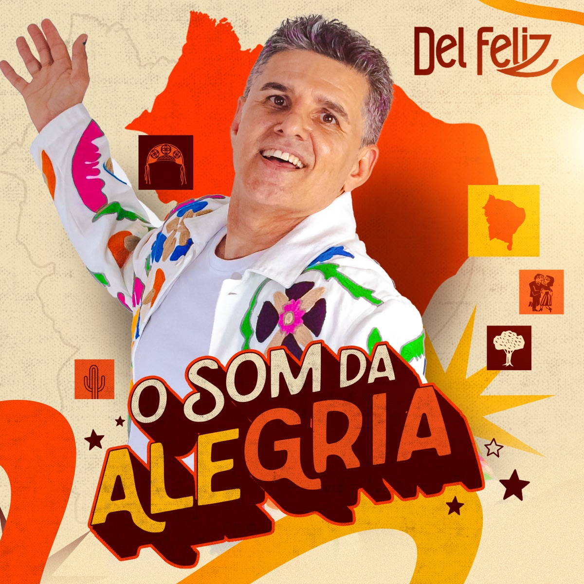O Som da Alegria by Del Feliz album cover