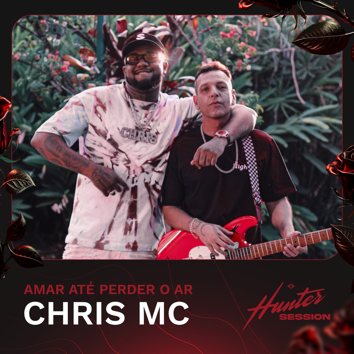 Amar Até Perder O Ar - Single by HUNTER, Chris MC & Salve Malak album cover
