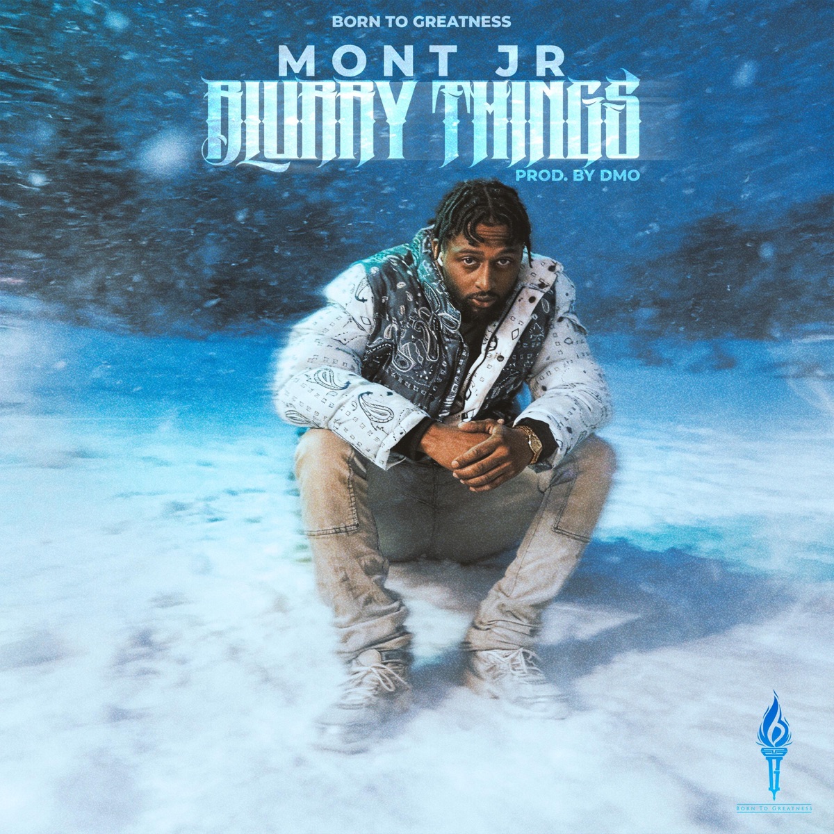 Blurry Things (feat. D-MO) - Single by MONT JR album cover