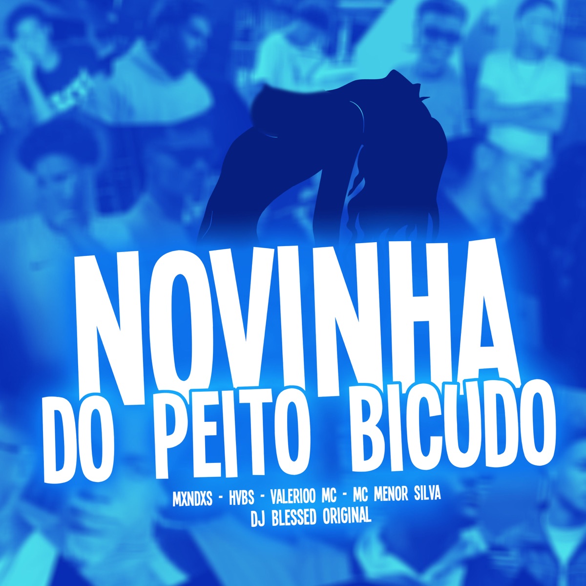 NOVINHA DO PEITO BICUDO (feat. MC Menor Silva) - Single by MXNDXS, HVBS, Valerioo Mc & DJ Blessed Original album cover