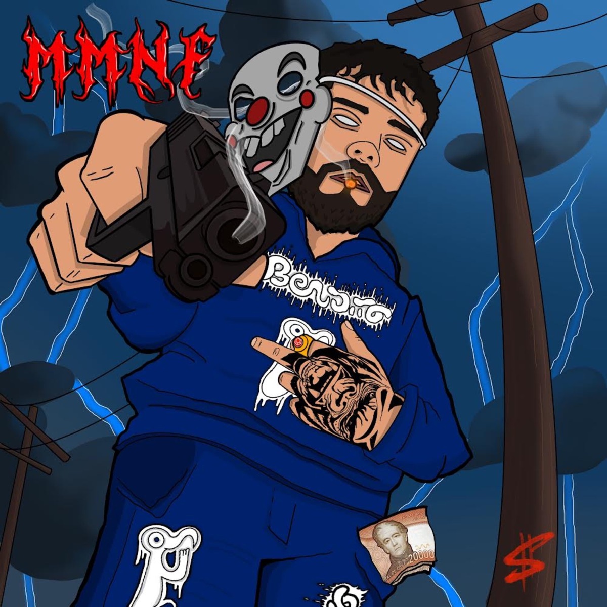 M M N F - Single by Monkiii album cover