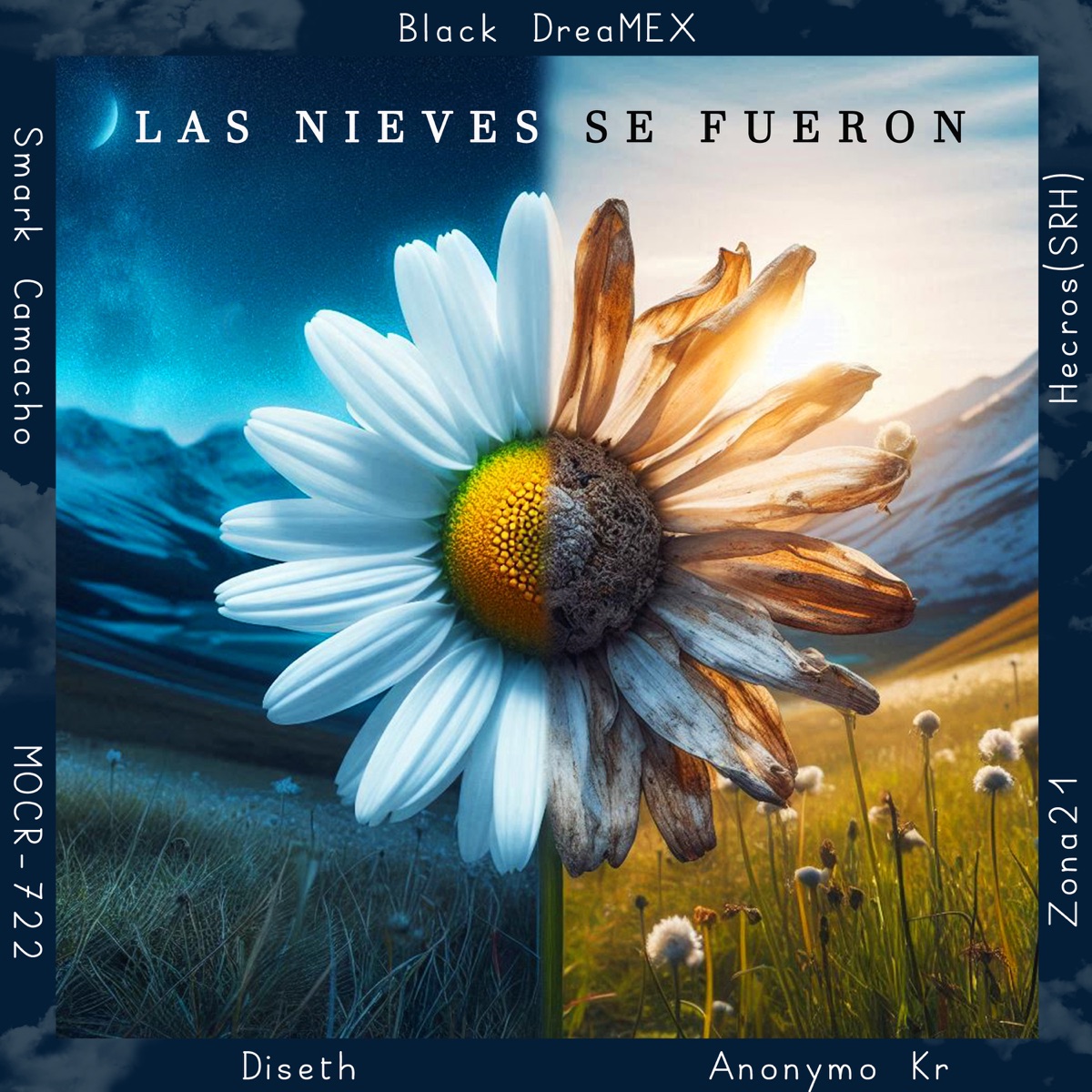 Las Nieves Se Fueron (feat. Smark Camacho, Diseth, Hecros (SRH), MOCR-722, Anonymo Kr & Zona21) - Single by Black DreaMEX album cover