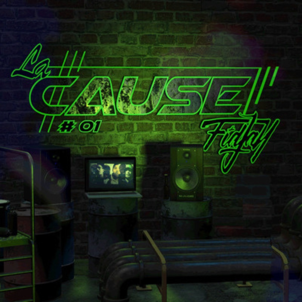 La cause #01 (feat. Zefo, Lee J, Big Eas, Dyran, Atonatt & Belek) - Single by Fidjay album cover