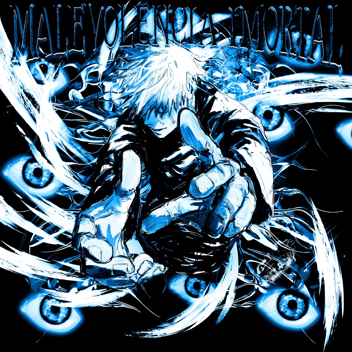MALEVOLÊNCIA IMORTAL (feat. MC Denny) - EP by Scythermane, Slaymacow & MC MN album cover