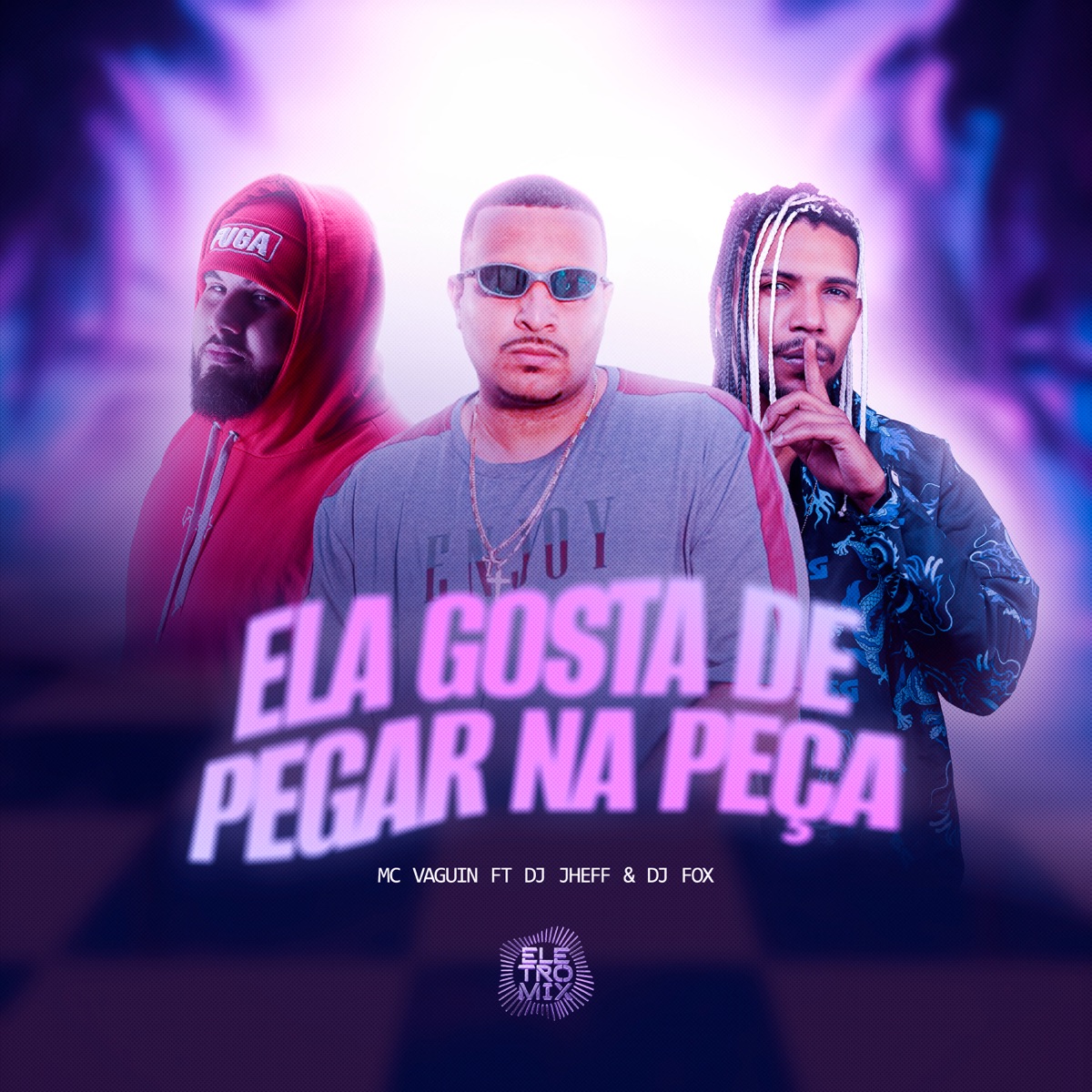 ELA GOSTA DE PEGA NA PEÇA - Single by MC Vaguin, Dj Fox Vagabundo, DJ JHEFF & Eletromix album cover