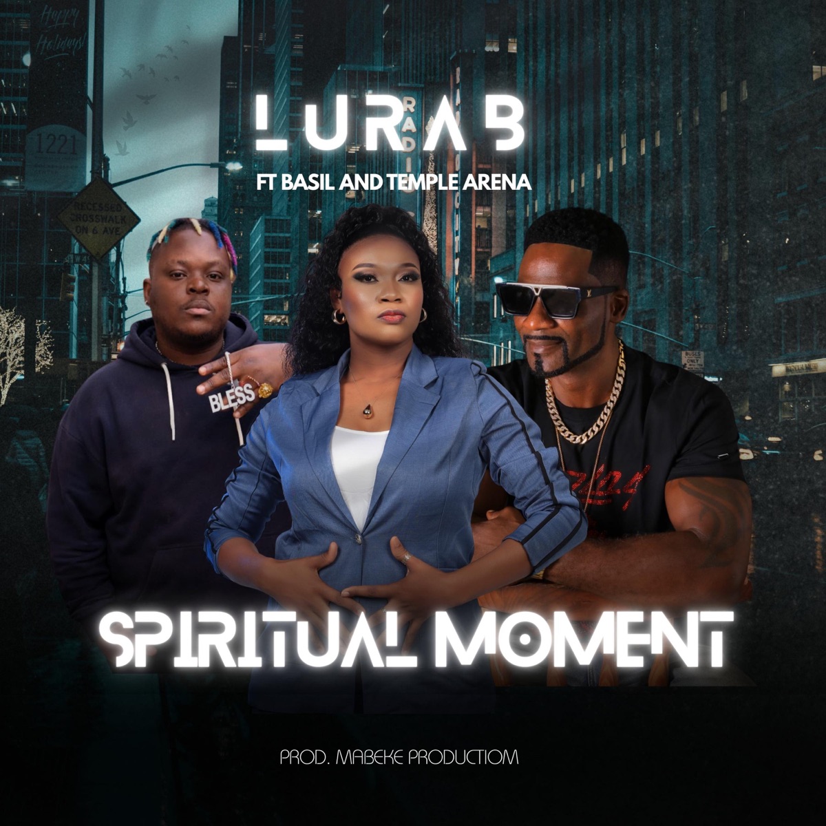 SPIRITUAL MOMENTS (feat. BASIL & TEMPLE ARENA) - Single by Lura B album cover