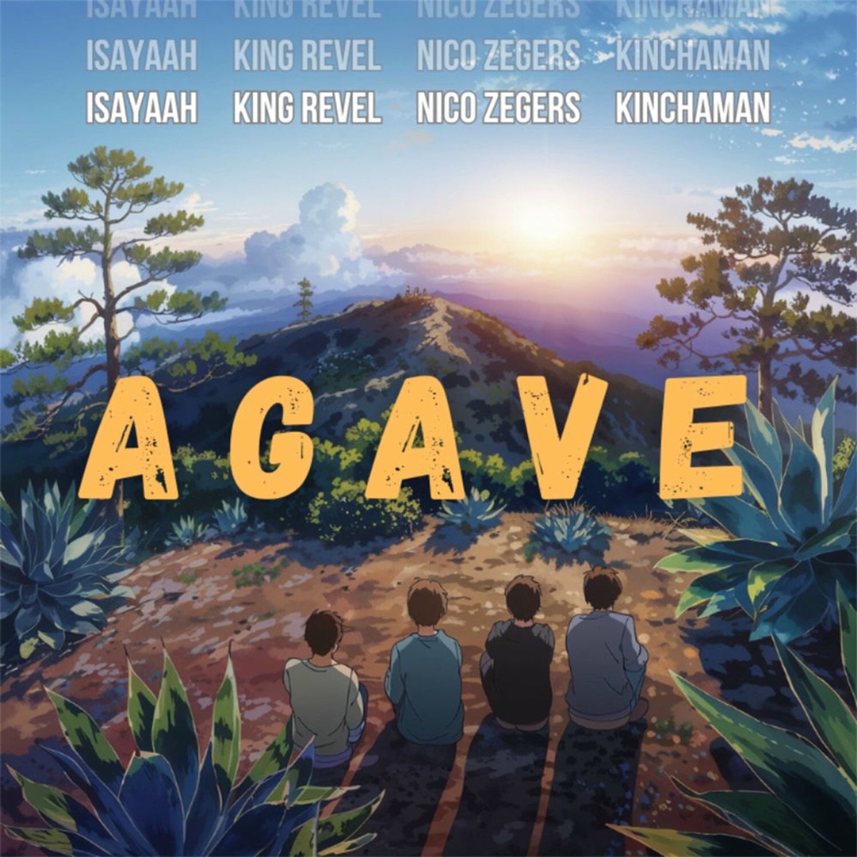 Agave (feat. isayaah) - Single by Kinchaman, Nico Zegers & King Revel album cover