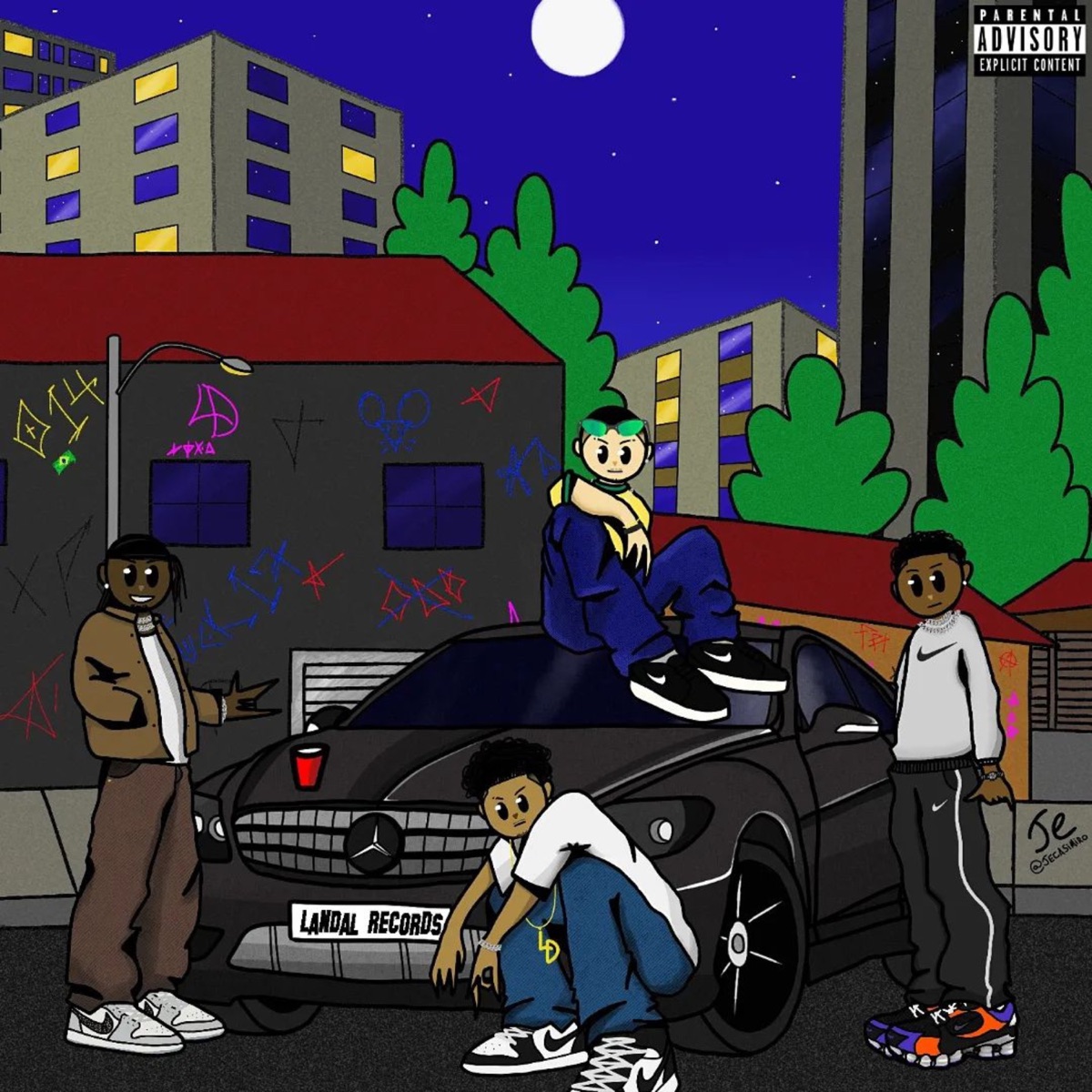 Landal Records - Single by Sanleeofc, Prod.ROG3R, Nego Dário & O.G K4É$$Y album cover