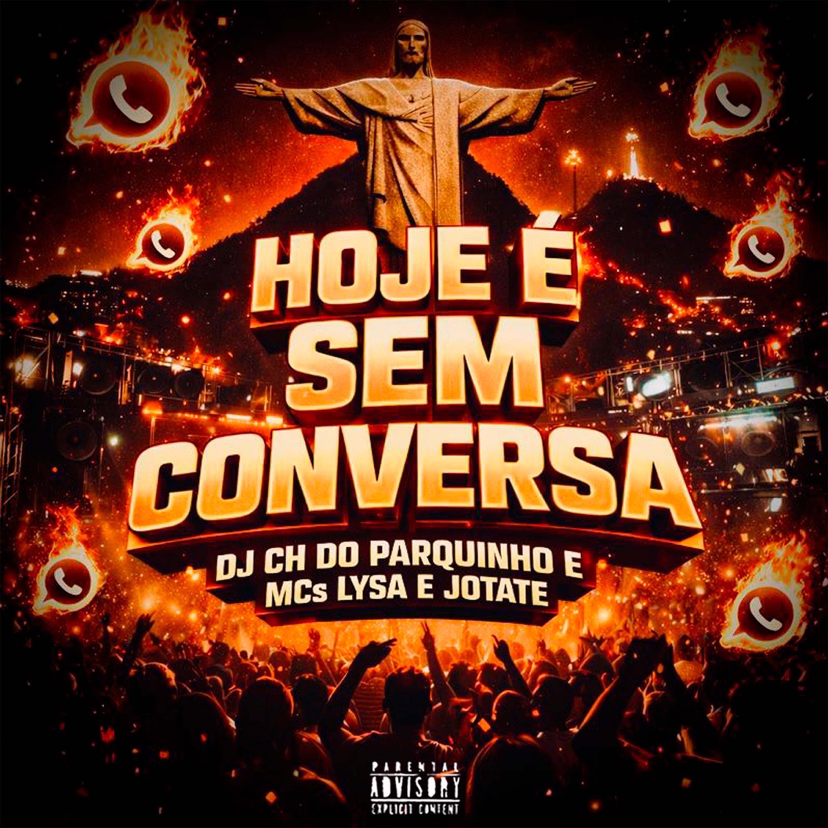 Hoje É Sem Conversa - Single by Mc Lysa & MC JOTATE album cover
