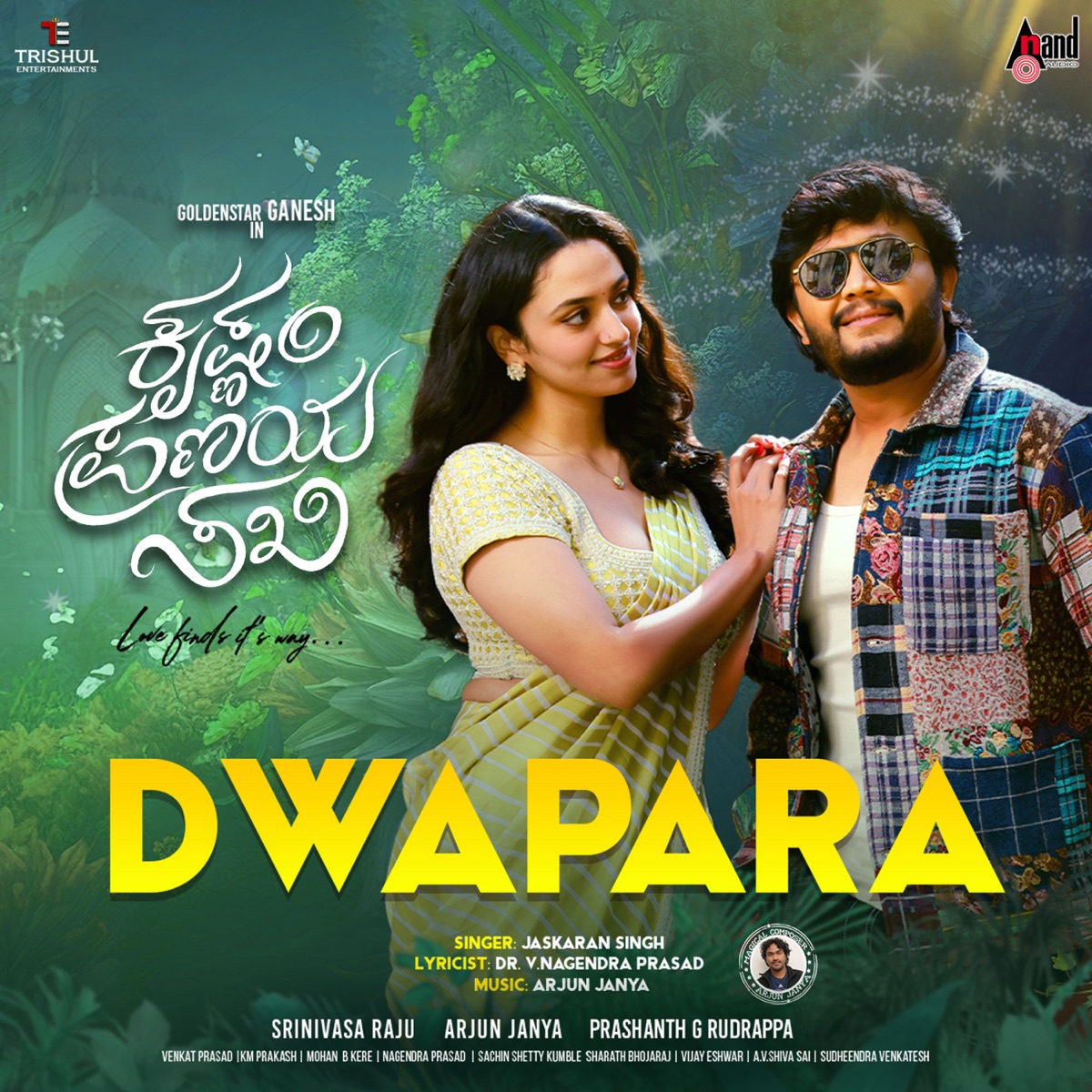 Dwapara (From "Krishnam Pranaya Sakhi") - Single by V.Nagendra Prasad, Arjun Janya & Jaskaran Singh album cover