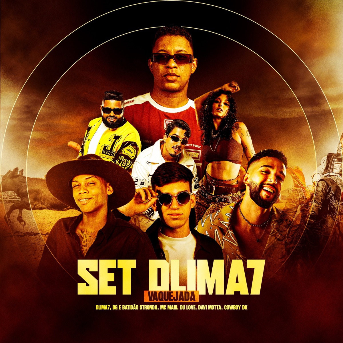 SET DLIMA7 Vaquejada (feat. Davi Motta & Cowboy DK) - Single by DLIMA7, DG e Batidão Stronda, Mc Mari & Du Love album cover