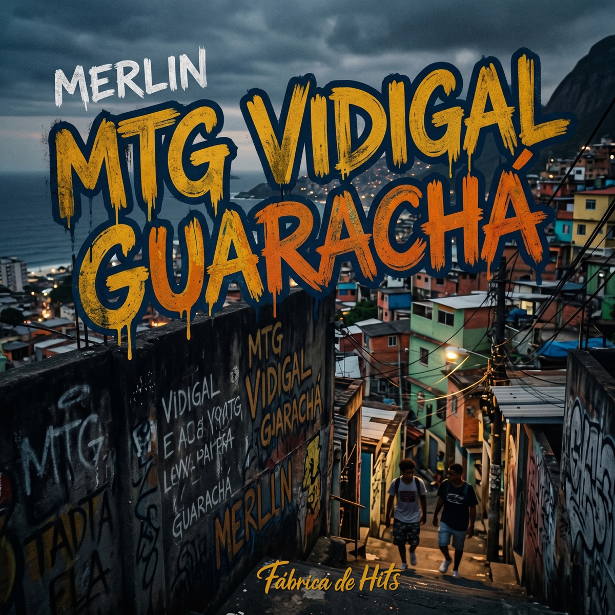MTG Vidigal Guarachá - Single by Merlin & Fábrica de Hits album cover