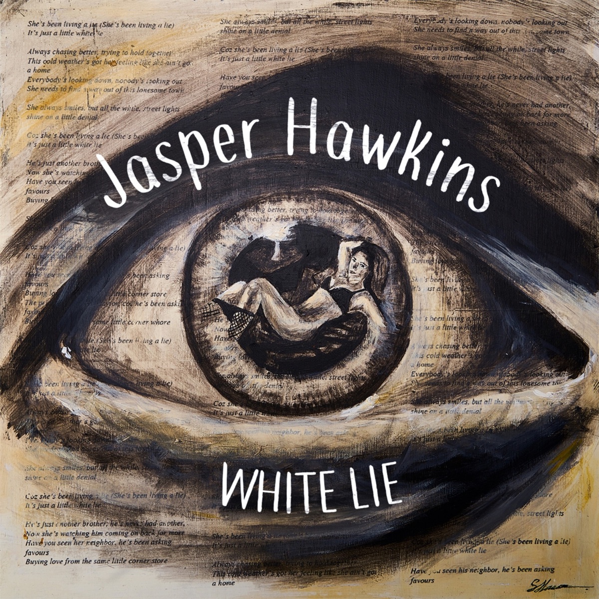White Lie - Single by Jasper Hawkins album cover