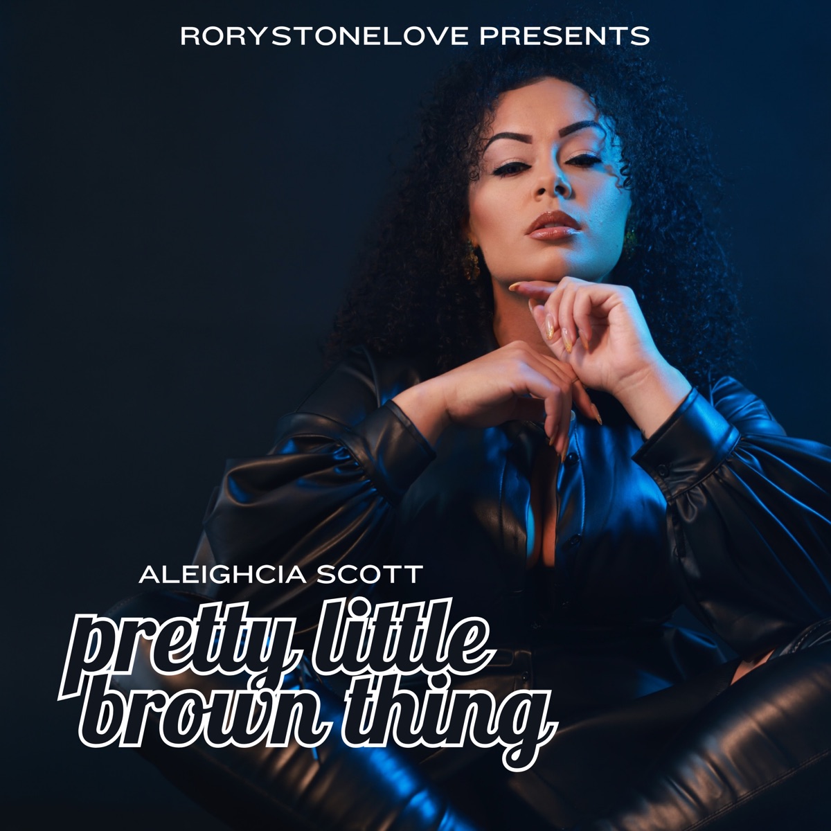 Pretty Little Brown Thing - Single by Aleighcia Scott & Rorystonelove album cover