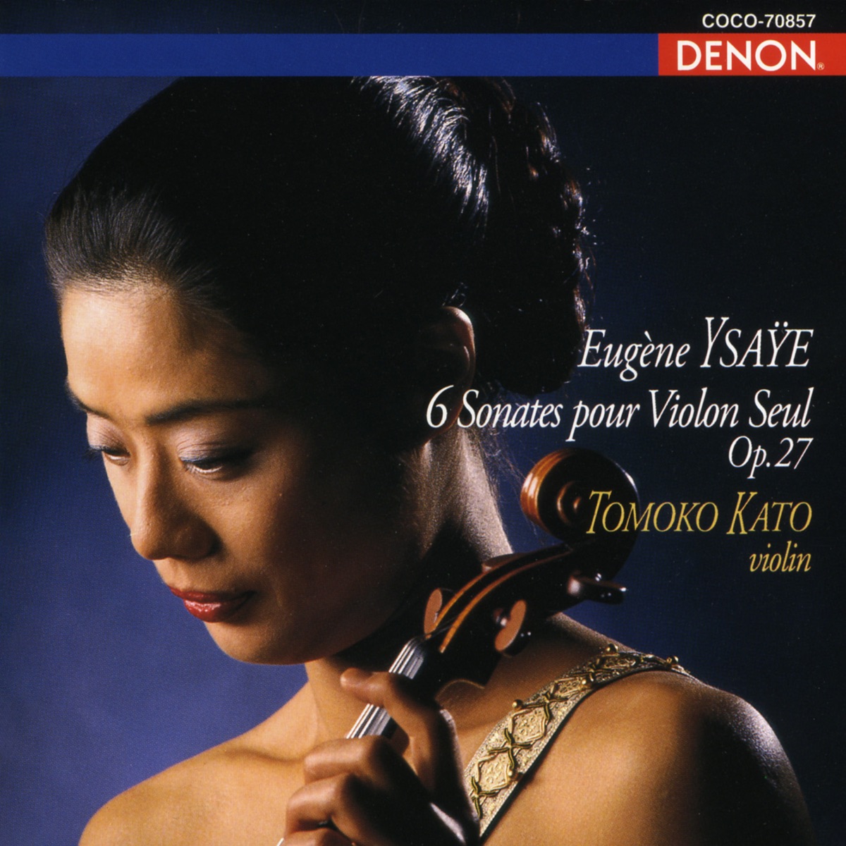 Ysaye: Sonata for Solo Violin by Tomoko Kato album cover