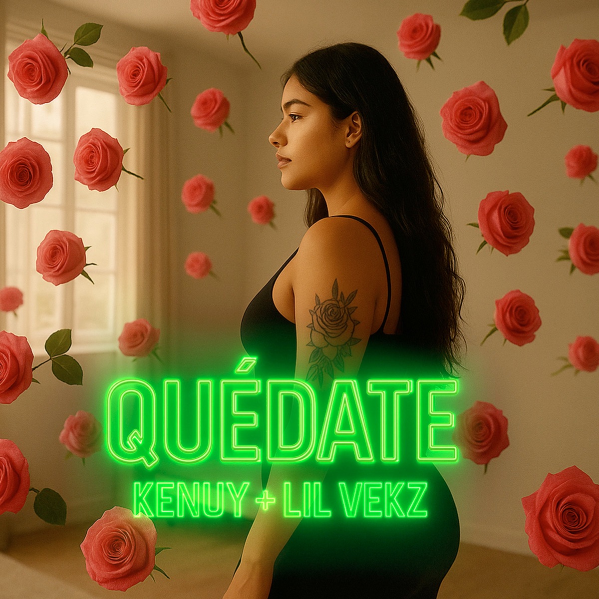 Quedate - Single by Kenuy & Lil Vekz album cover