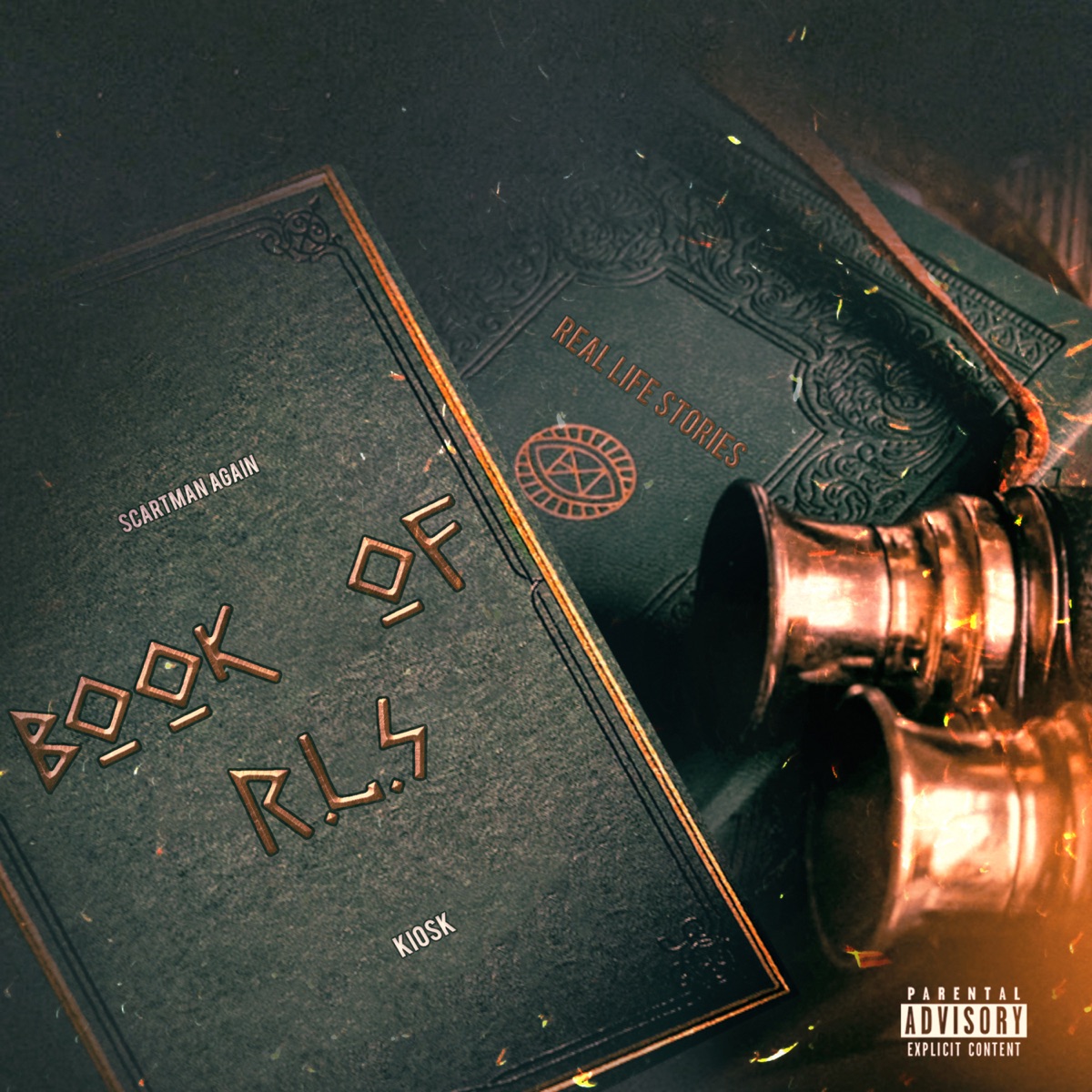 Book of RLS (Studio Album) by Scartman Again & KIOSK MLW album cover