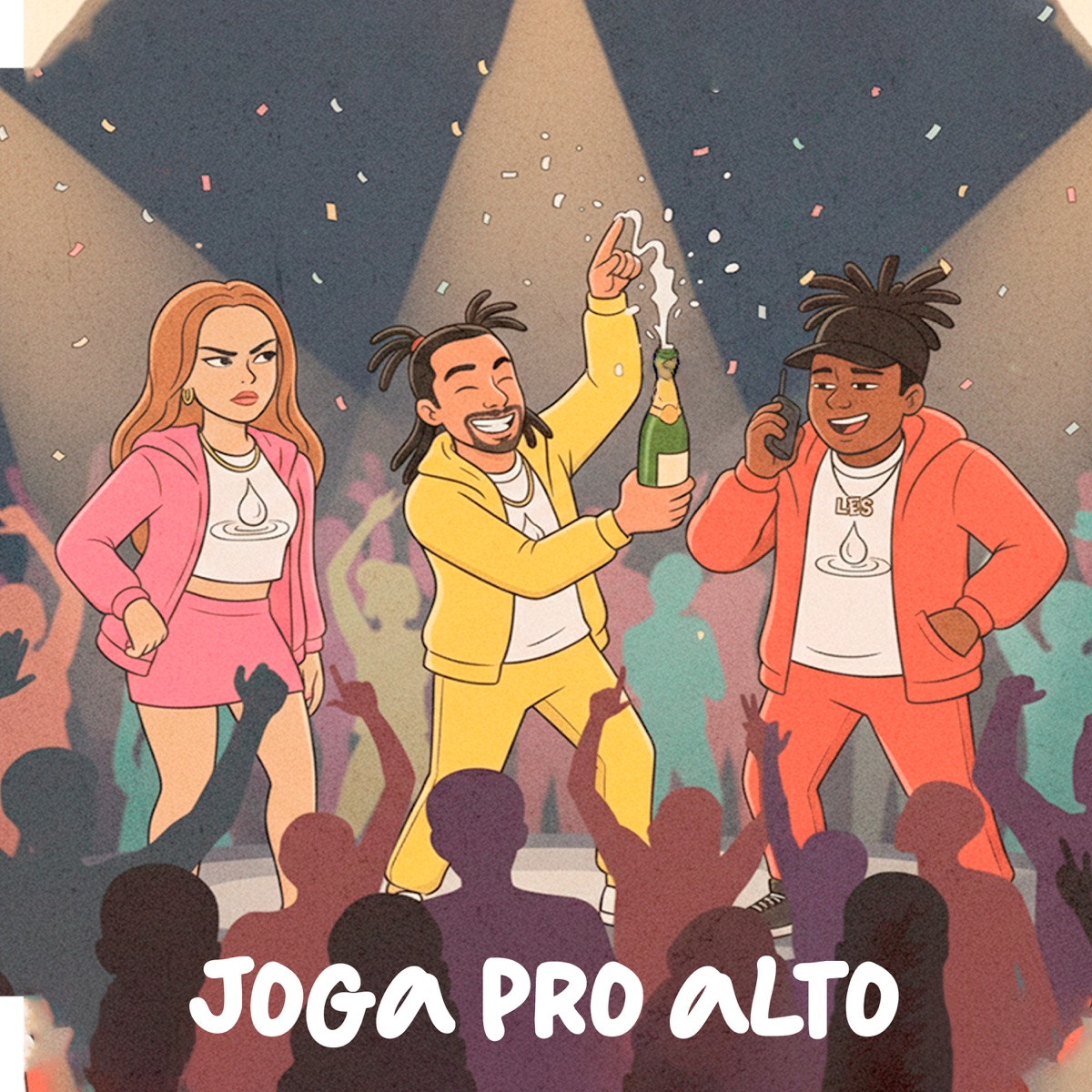 Joga pro alto (feat. Les, Índia MC & Testa Mc) - Single by Mais Uma Gota album cover