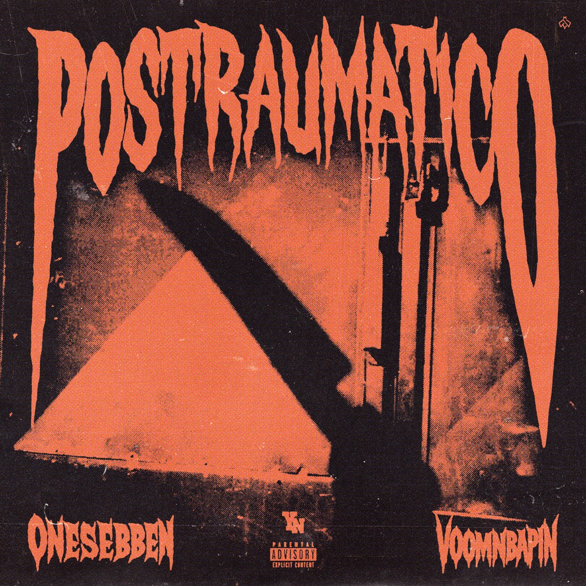 POSTRAUMATICO (feat. voomnbappin) - Single by Onesebben album cover