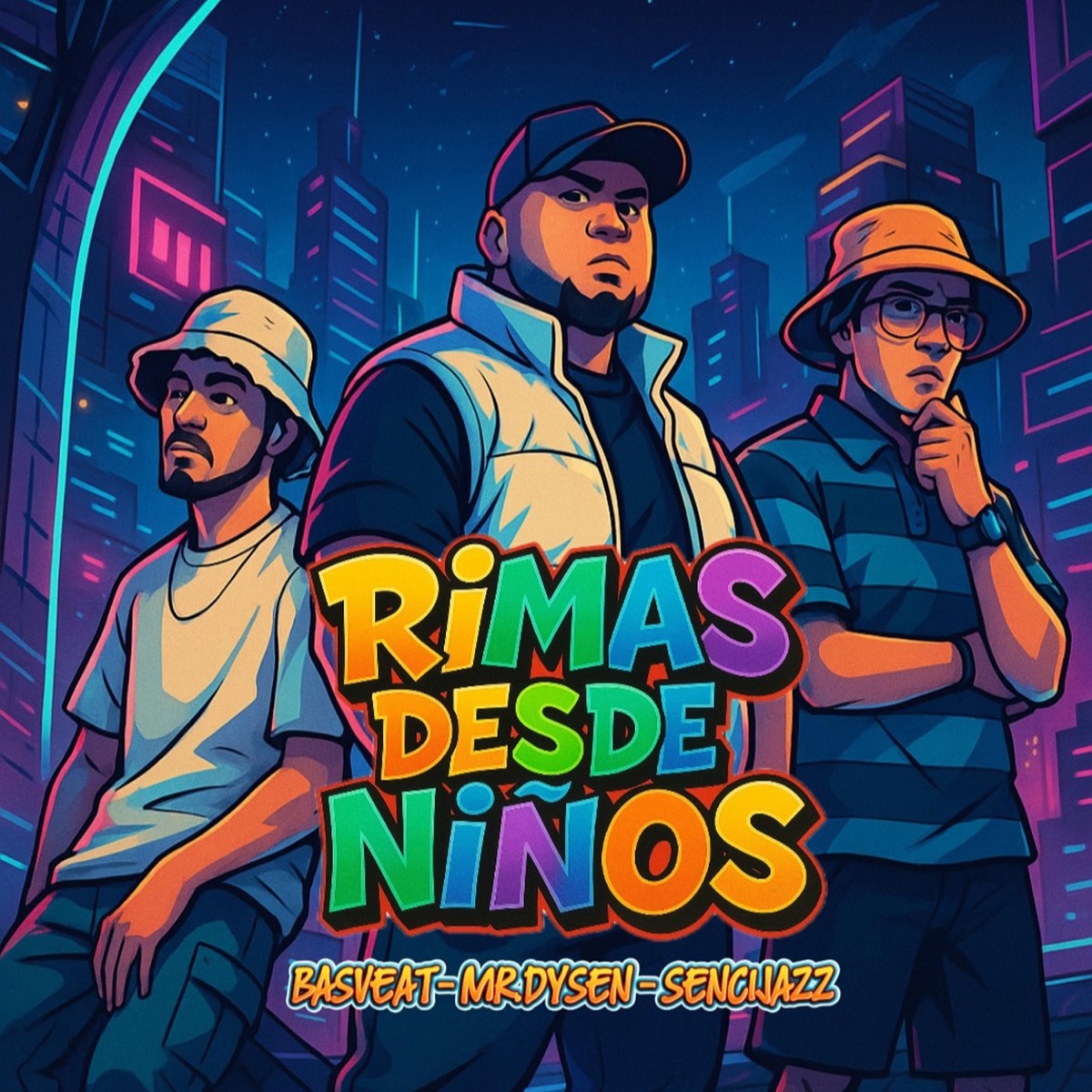 Rimas desde niños (feat. Sencijazz & Basveat) - Single by Mr.dysen album cover