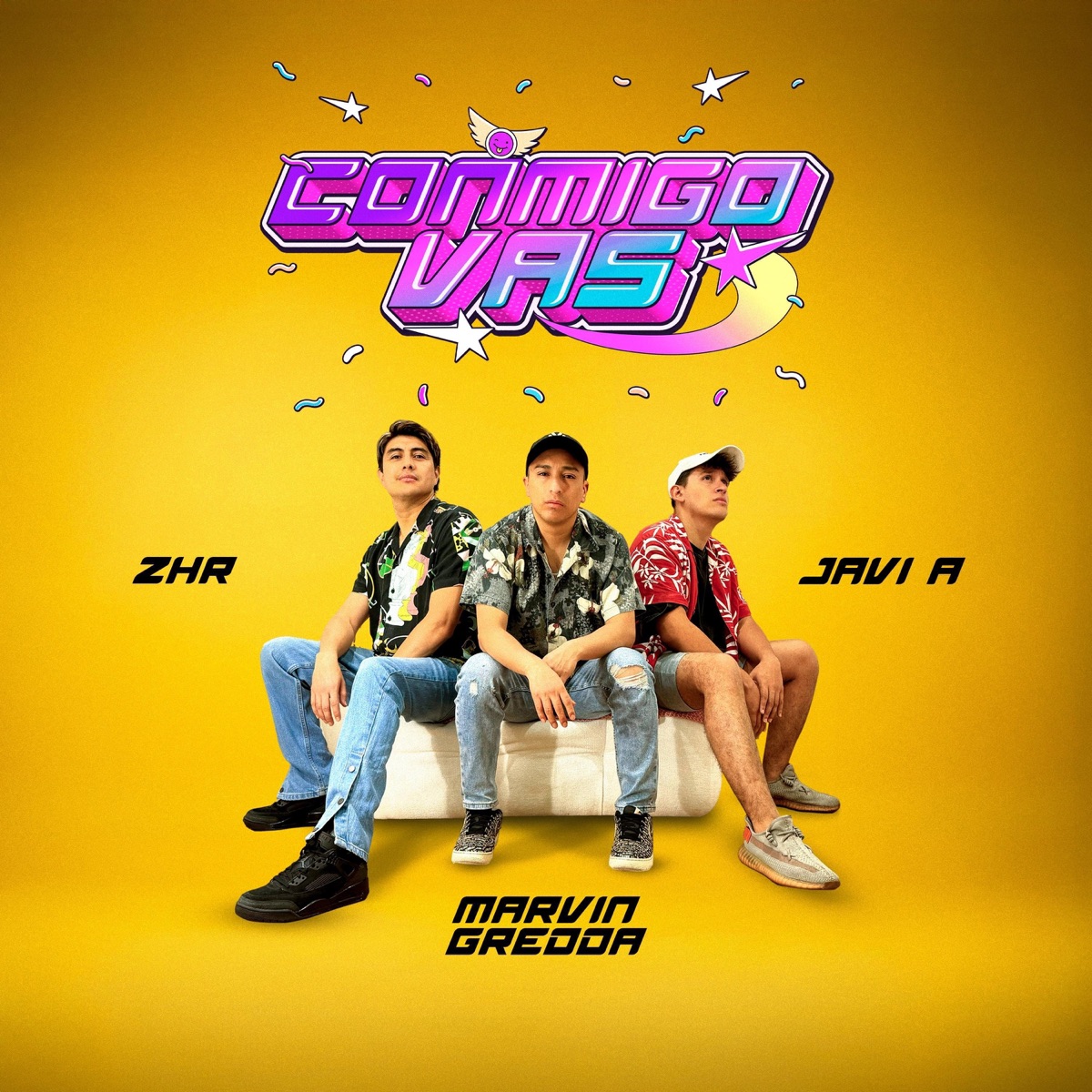 Conmigo Vas - Single by ZHR, Javi A & Marvin Gredda album cover