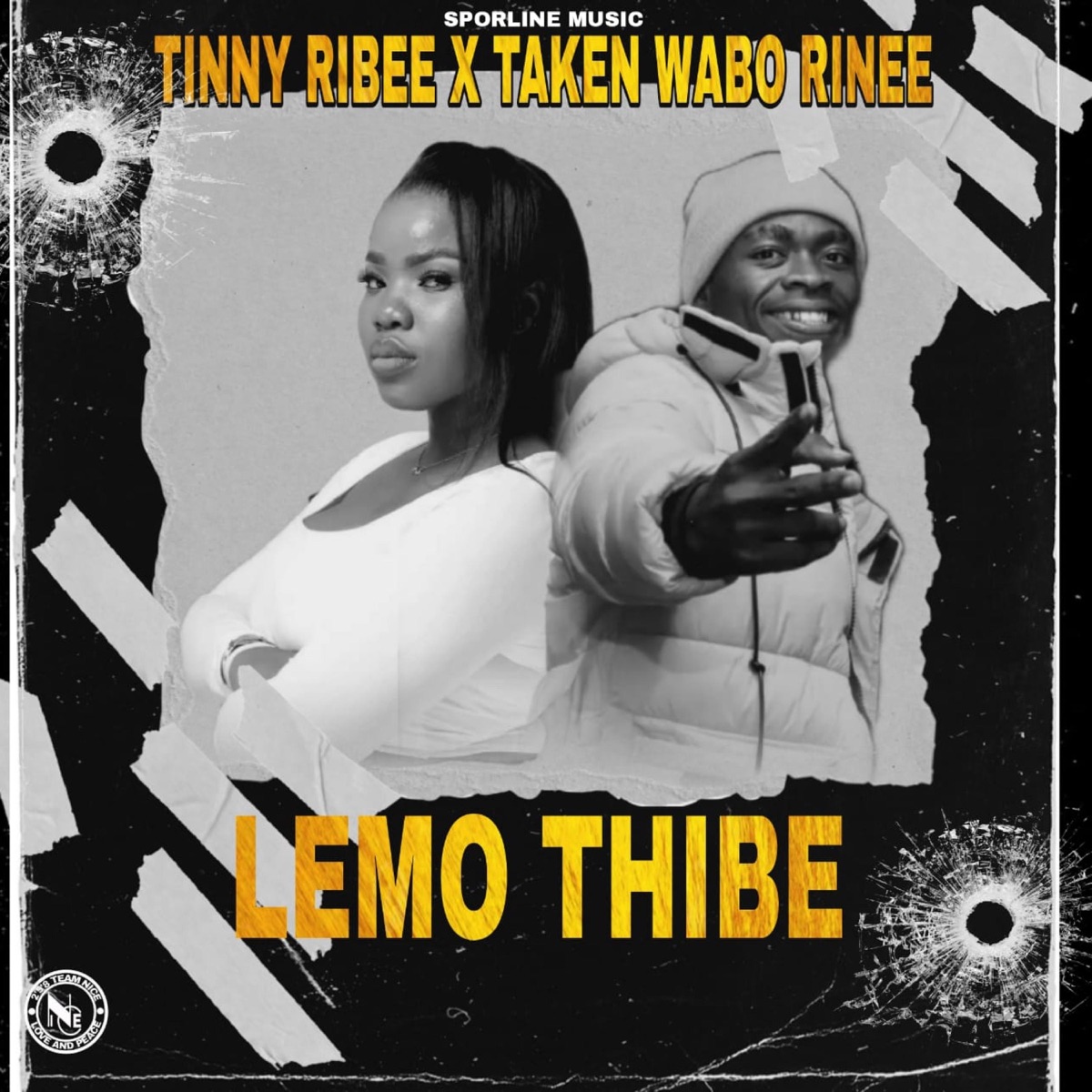 Le Mo Thibe (feat. Taken Wabo Rinee) - Single by Tinny Rebee album cover