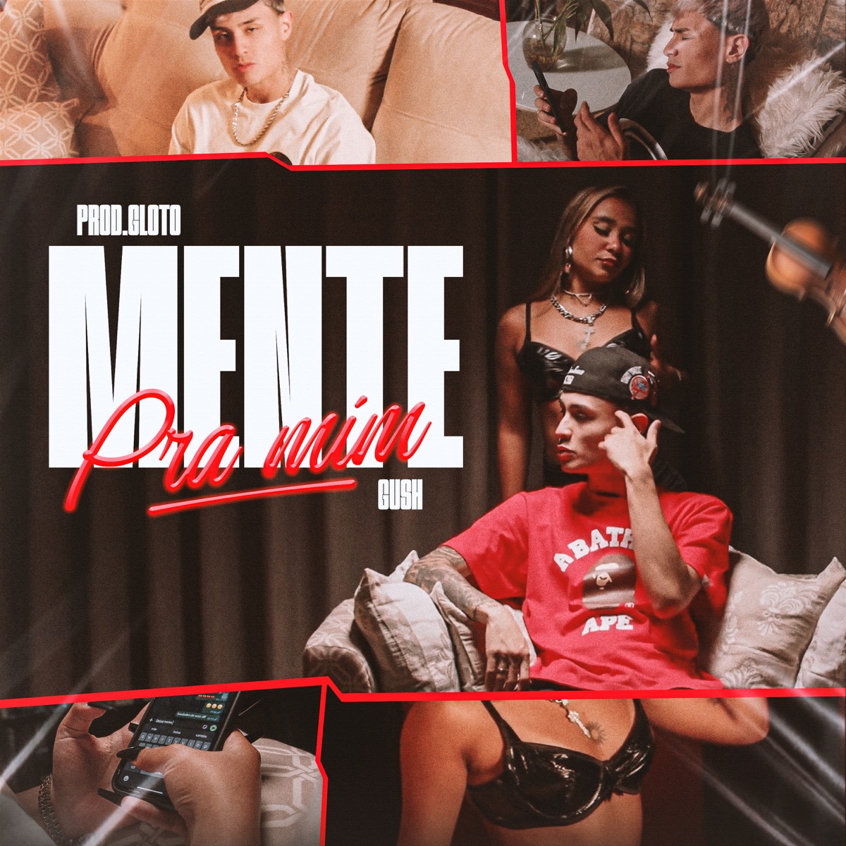 Mente pra Mim - Single by Gush & PROD GLOTO album cover