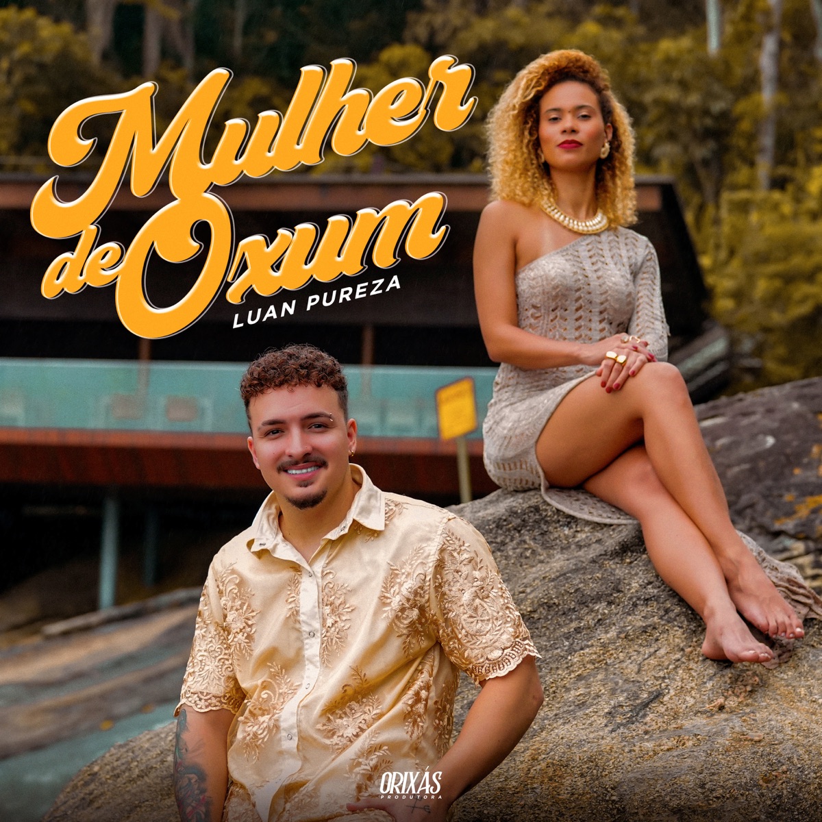 Mulher de Oxum - Single by Luan Pureza, D-Hit Axé & ORIXÁS album cover