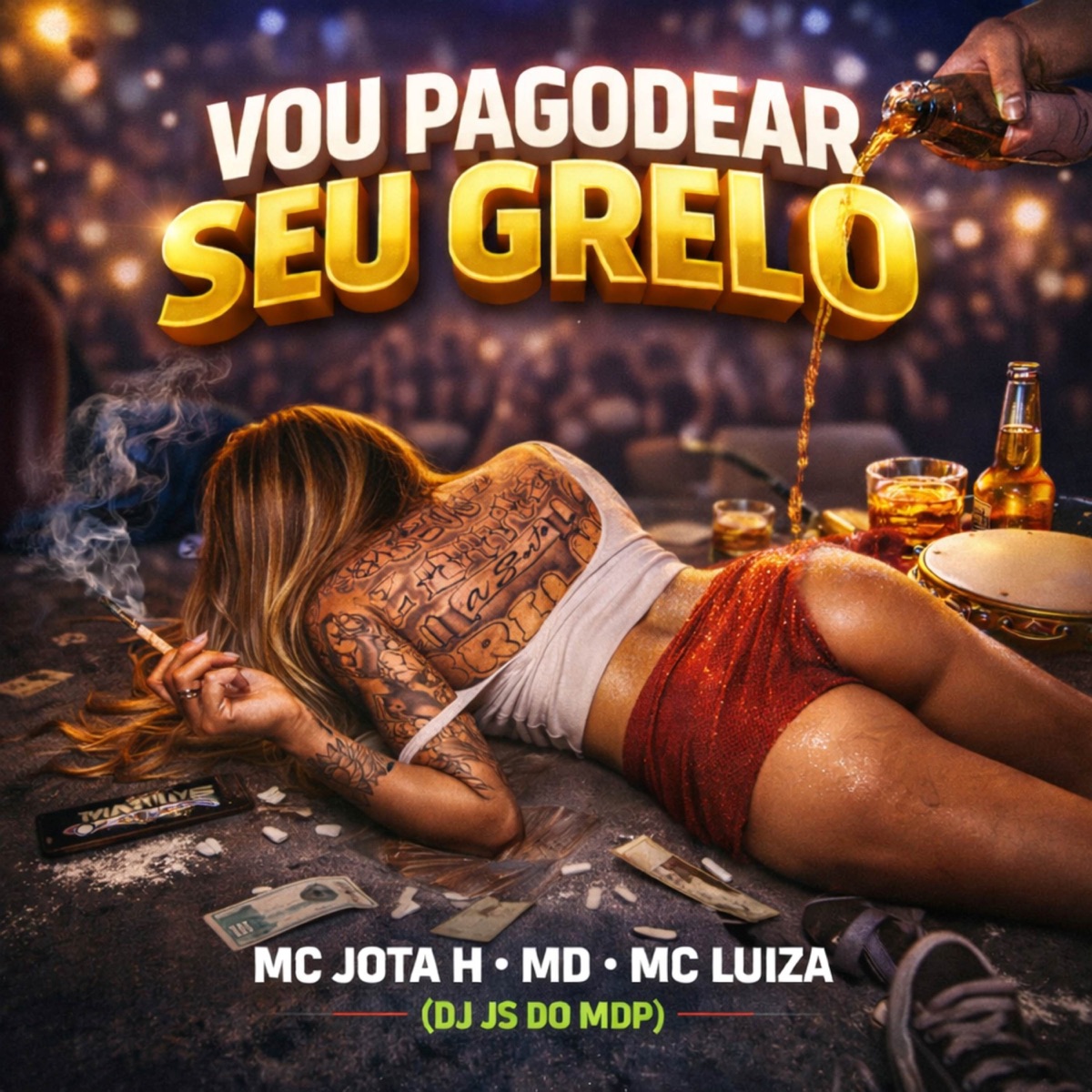 VOU PAGODEAR SEU GRELO - Single by Dj Js do Mdp, Mc Jota H, DJ MD KANALHAO & MC LUIZA album cover