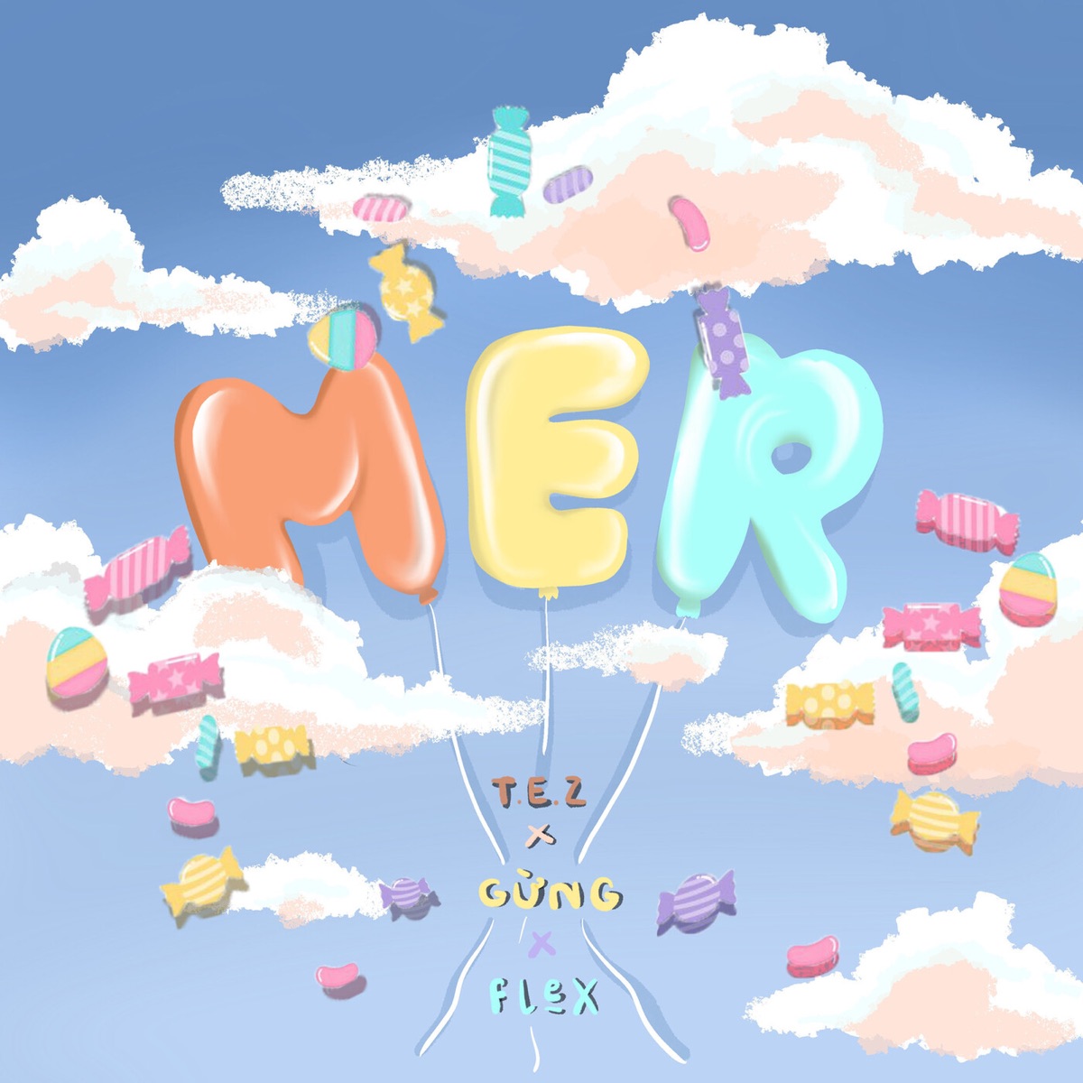 M.E.R (Mê Em Rồi) - Single by gung0cay, Tez & Flexetcheck album cover
