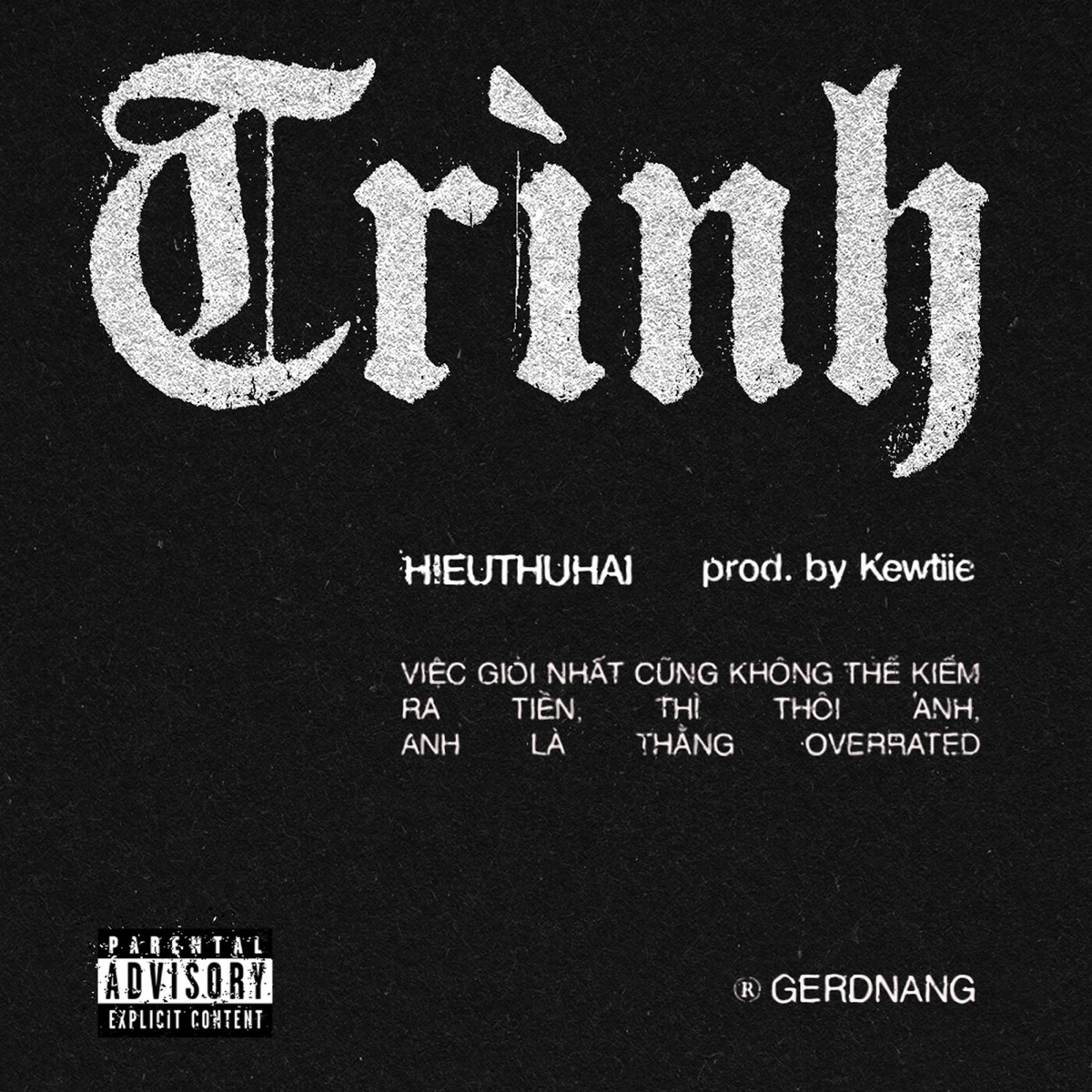 TRÌNH - Single by HIEUTHUHAI album cover