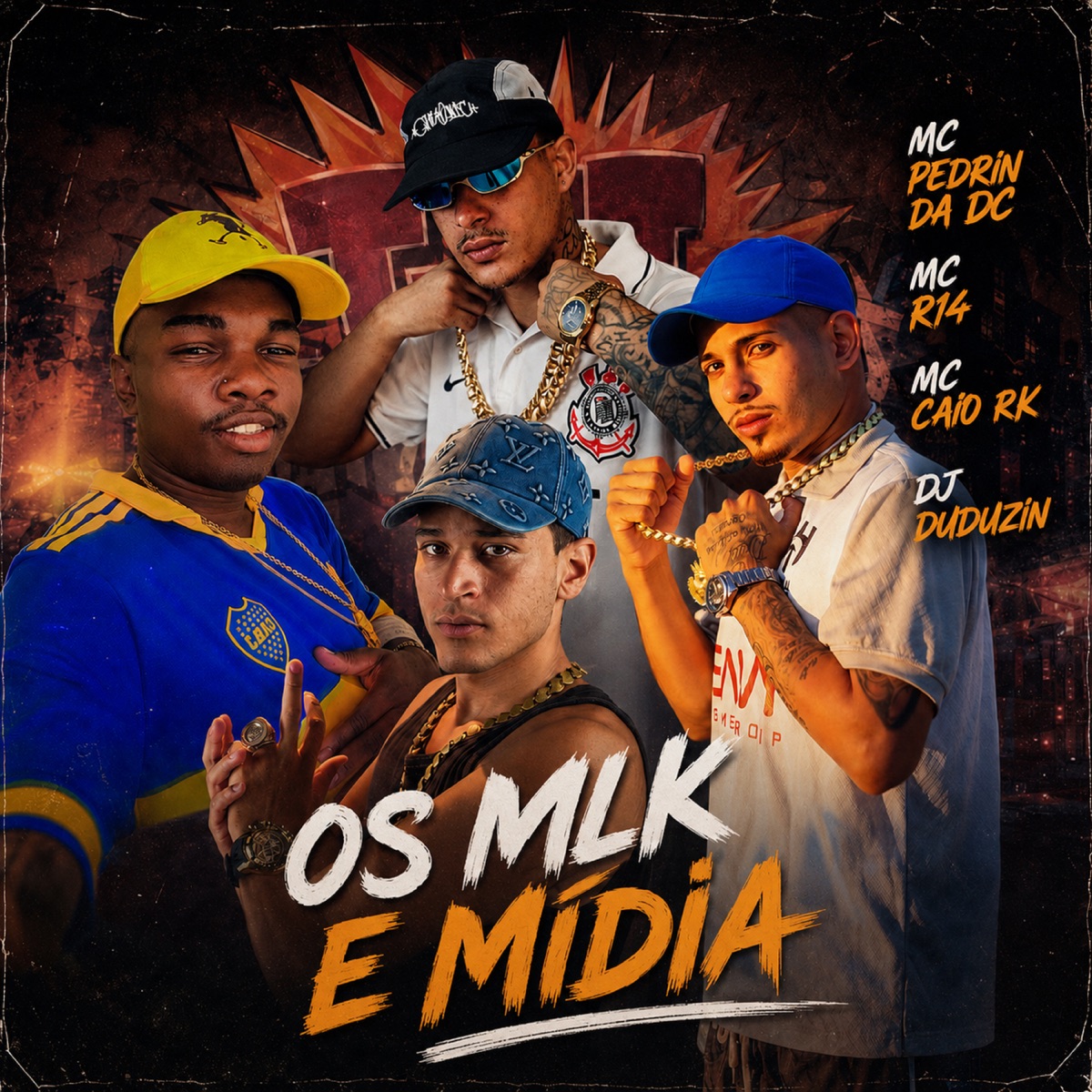 Os Mlks É Mídia - Single by Mc Pedrinho da Dc, MC R14 & MC Caio Rk album cover