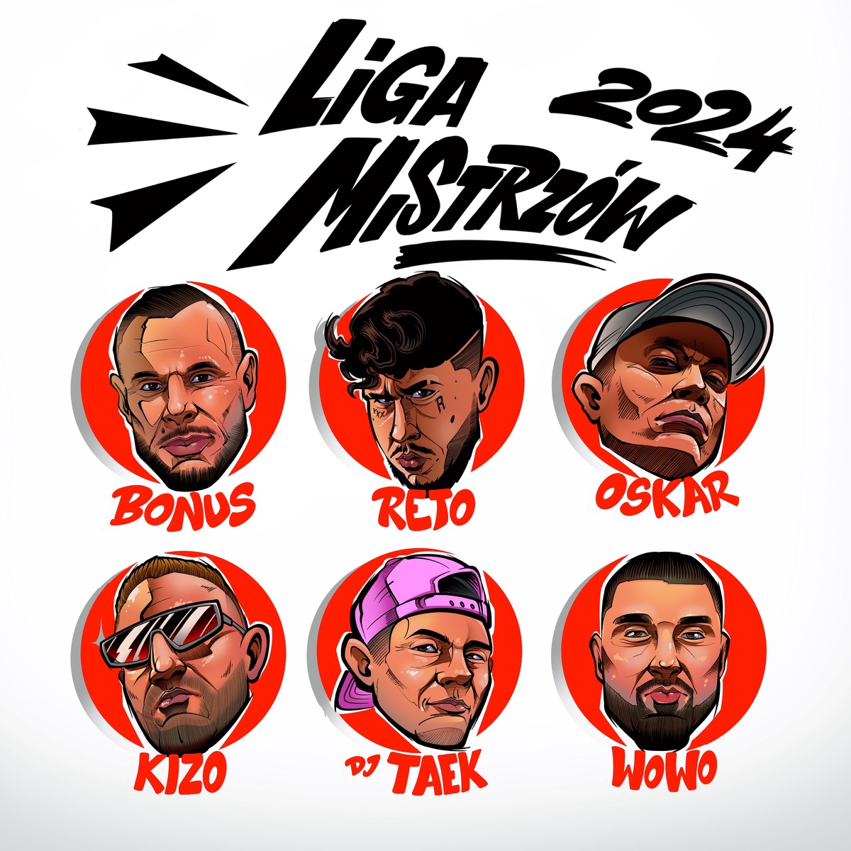 Liga mistrzów (feat. Oskar83, Dj Taek & WOWO) - Single by Bonus RPK, ReTo & Kizo album cover