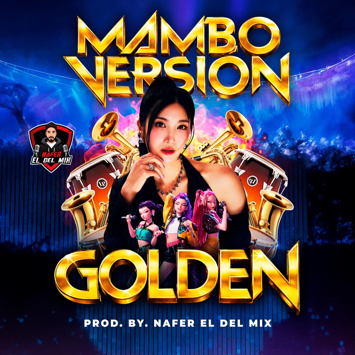 Golden (EJAE Mambo Version K-POP) - Single by Nafer El Del Mix album cover