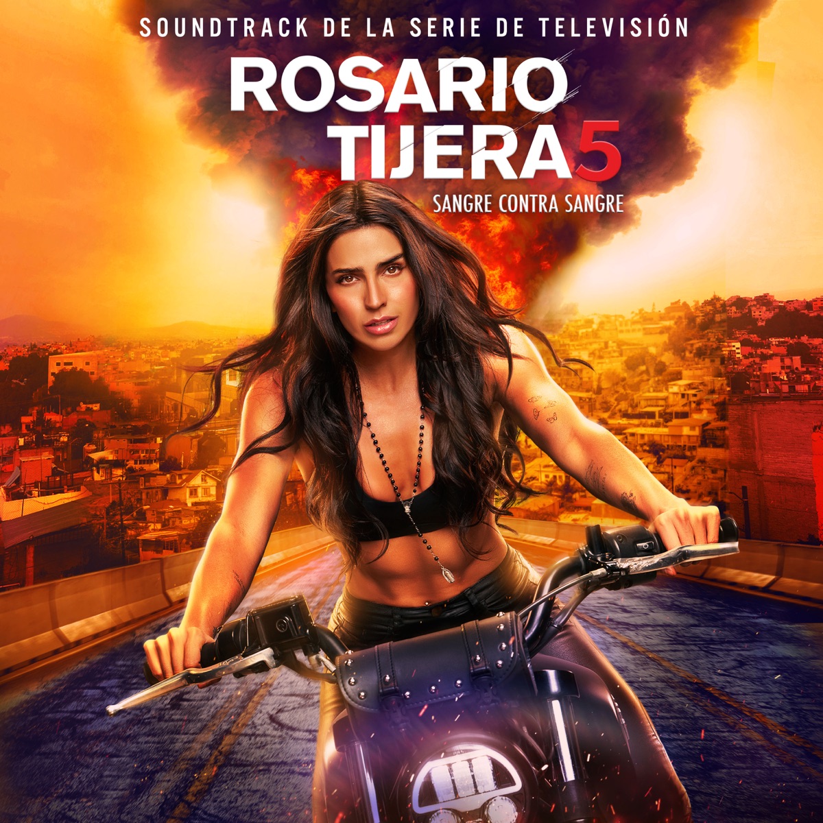 Rosario Tijeras: Season 5 (Soundtrack de la Serie de Televisión) by Camilo Sanabria & Cami Escobar album cover