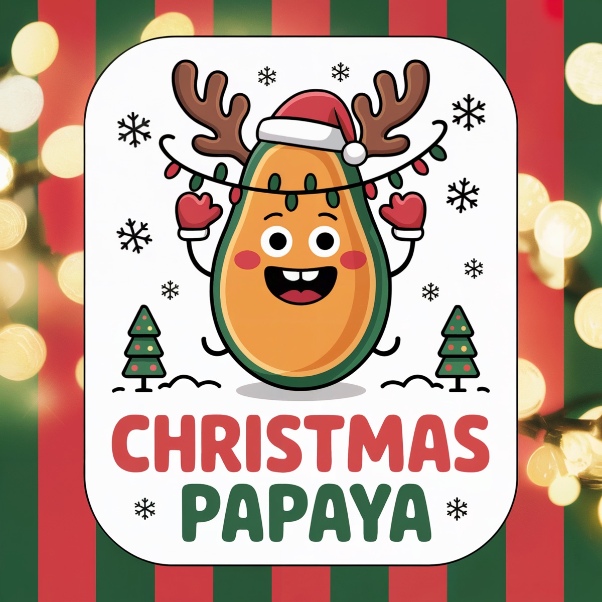 Christmas Papaya - Single by DiscoMuffin & Cruz Knox album cover