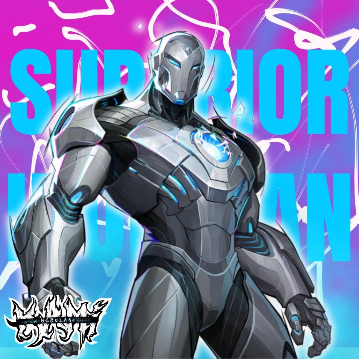 SUPERIOR IRON MAN (feat. BLVCKOUT) - Single by Kami Nebulas album cover