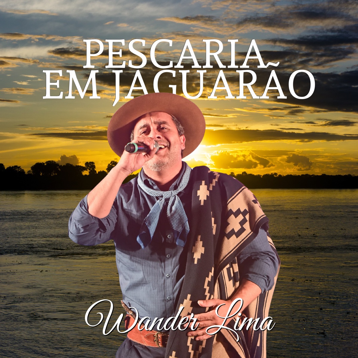 Pescaria em Jaguarão - Single by Wander Lima album cover