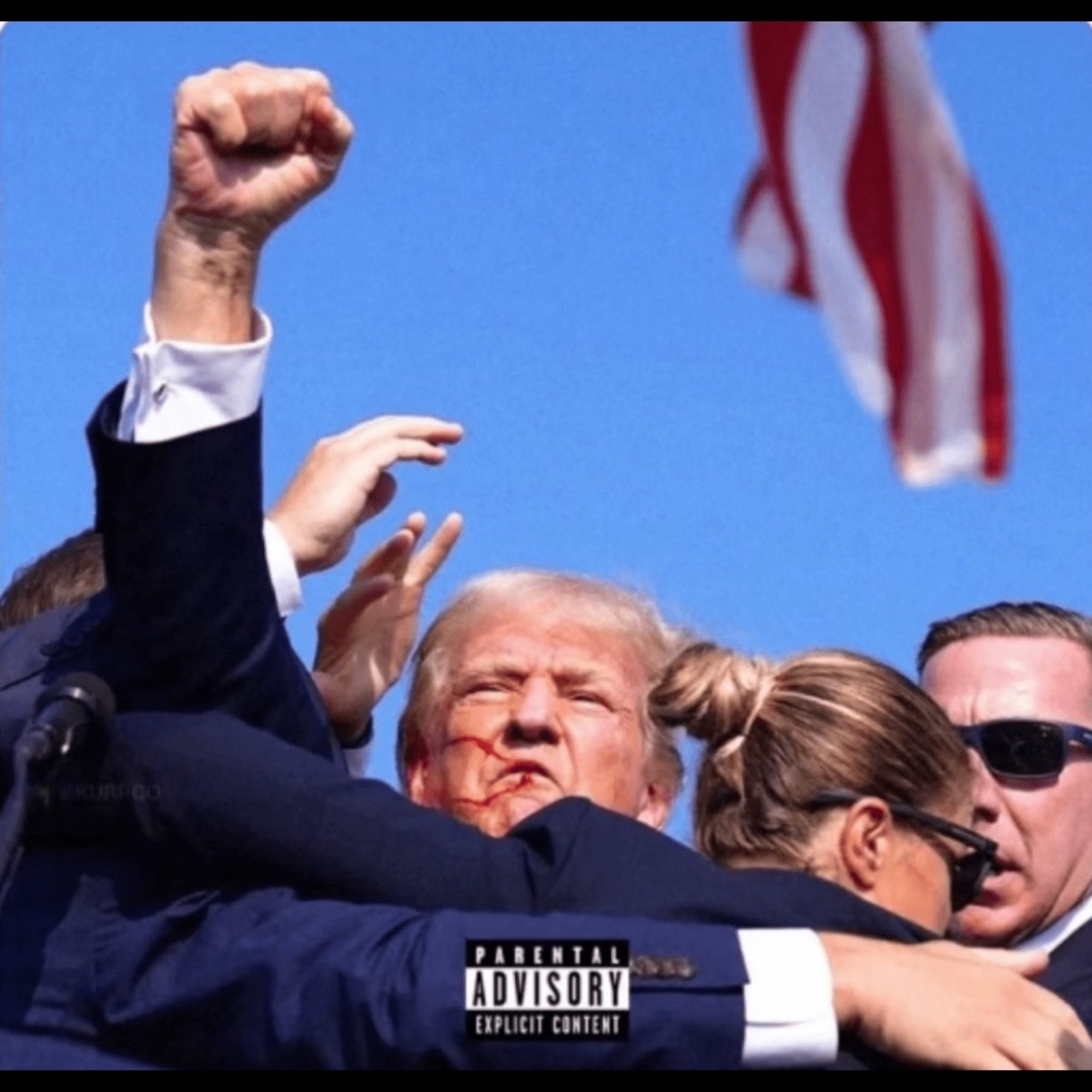 Fist Held High - Single by Trump The Don, Hi-Rez, Donald J. Trump & Real America's Music album cover